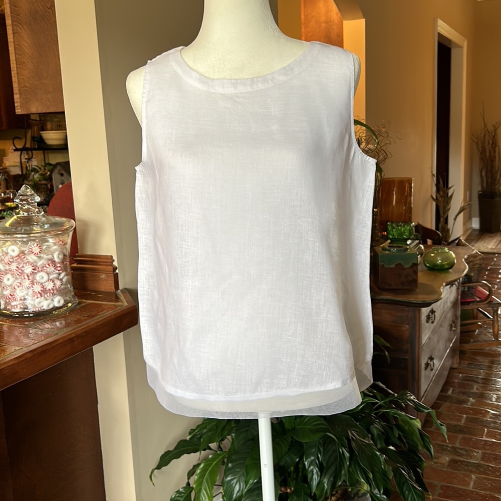 David Dart Collection Vintage Linen And Organza T… - image 4